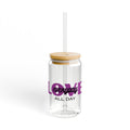 Love Everyday All Day Sipper Glass - 16oz Reusable Straw Tumbler