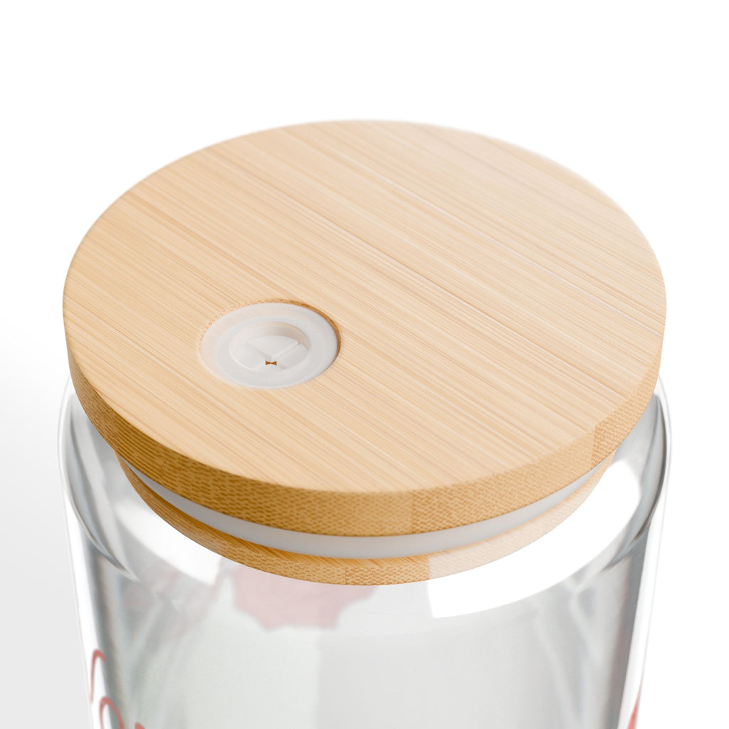 Sipper Glass — "World's Best Mama" Floral 16oz Insulated Tumbler with Bamboo Lid